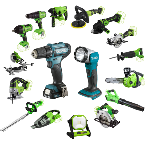 Gamme outils sans fil multimarques