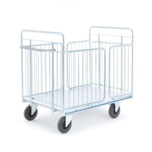 Paketwagen CARRIER mit Seitenpanelen, 1400 x 850 mm