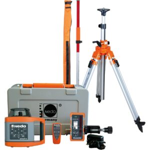 Nedo SIRIUS1 HV SET, Laser + Kurbelstativ + Flexilatte
